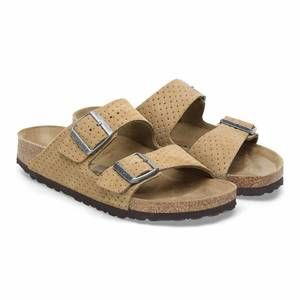 NEW BIRKENSTOCK women arizona dot sandals in beige